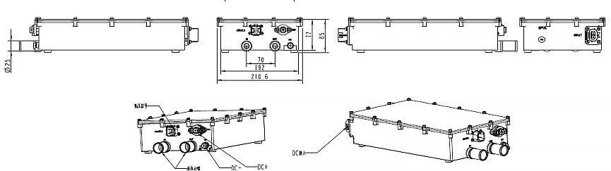  1.5kW-3kW高性能DCDC单机